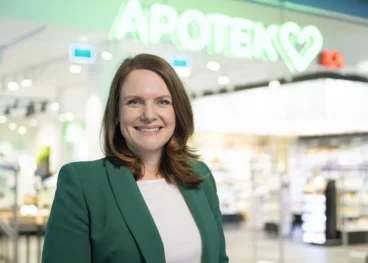 Porträttbild på Monika Magnusson som är VD på Apotek Hjärtat