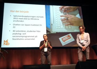 rickard och nordin på suicidpreventiva konferensen