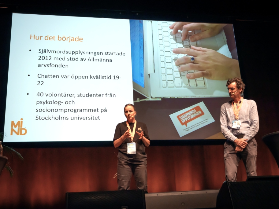 rickard och nordin på suicidpreventiva konferensen