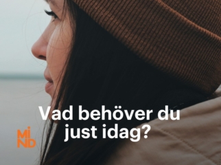 Profilbild av en kvinna med långt mörkt hår och brun mössa